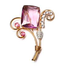 Load image into Gallery viewer, Leo Glass Brooch