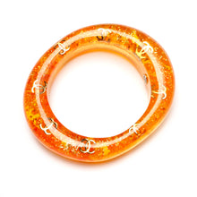 Load image into Gallery viewer, 1980s Chanel Orange Lucite Bangle