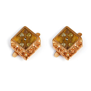 Victorian Copper and Gold Cufflinks