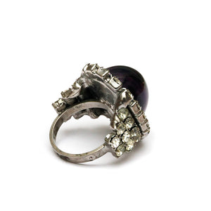 Sorrell Purple Cabochon Ring