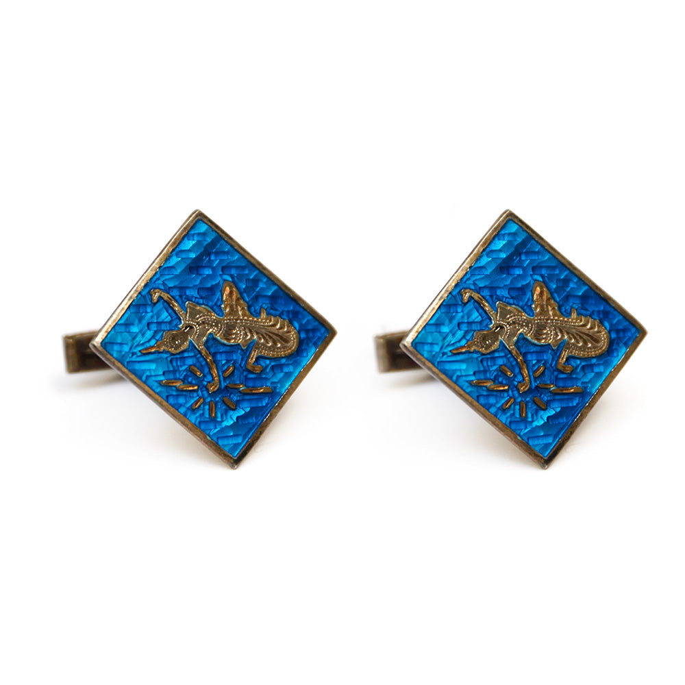 1960s Siam Sterling Cufflinks and Tie Clip – Carole Tanenbaum Vintage  Collection