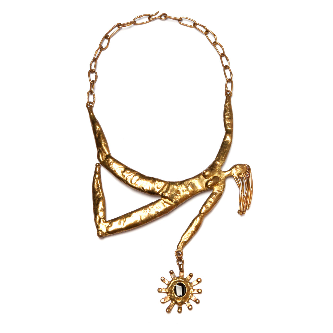 Artisanal Brass Women Necklace