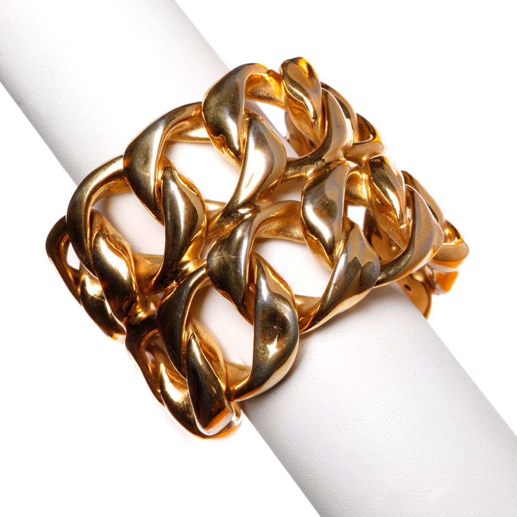 Chanel Gold Link Cuff