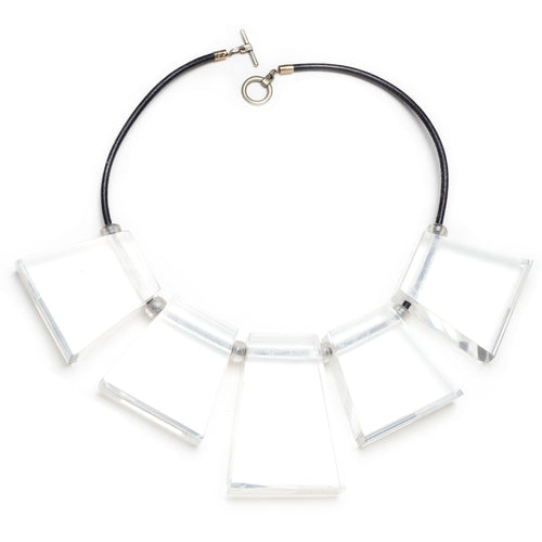 Chunky Lucite Statement Necklace
