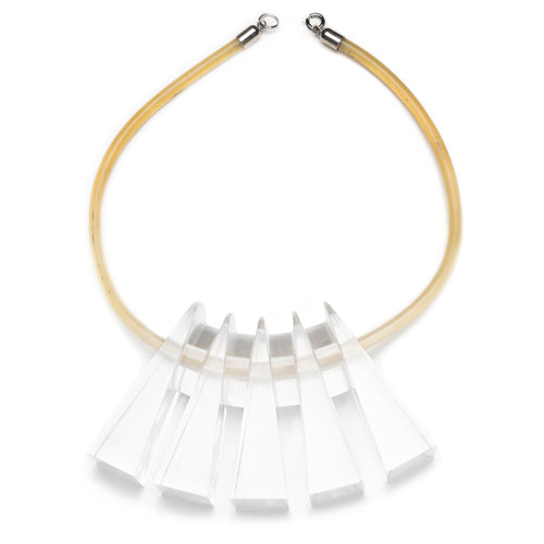 Chunky Lucite Collar Necklace