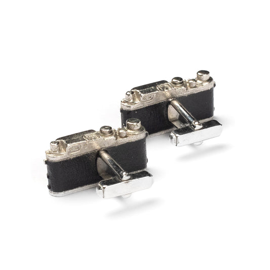 Silver Camera Cufflinks
