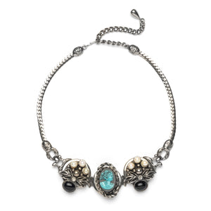 Selro Pearl and Cameo Necklace