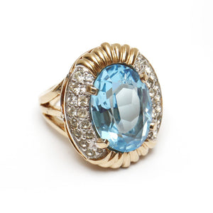 1960s Panetta Light Blue Ring