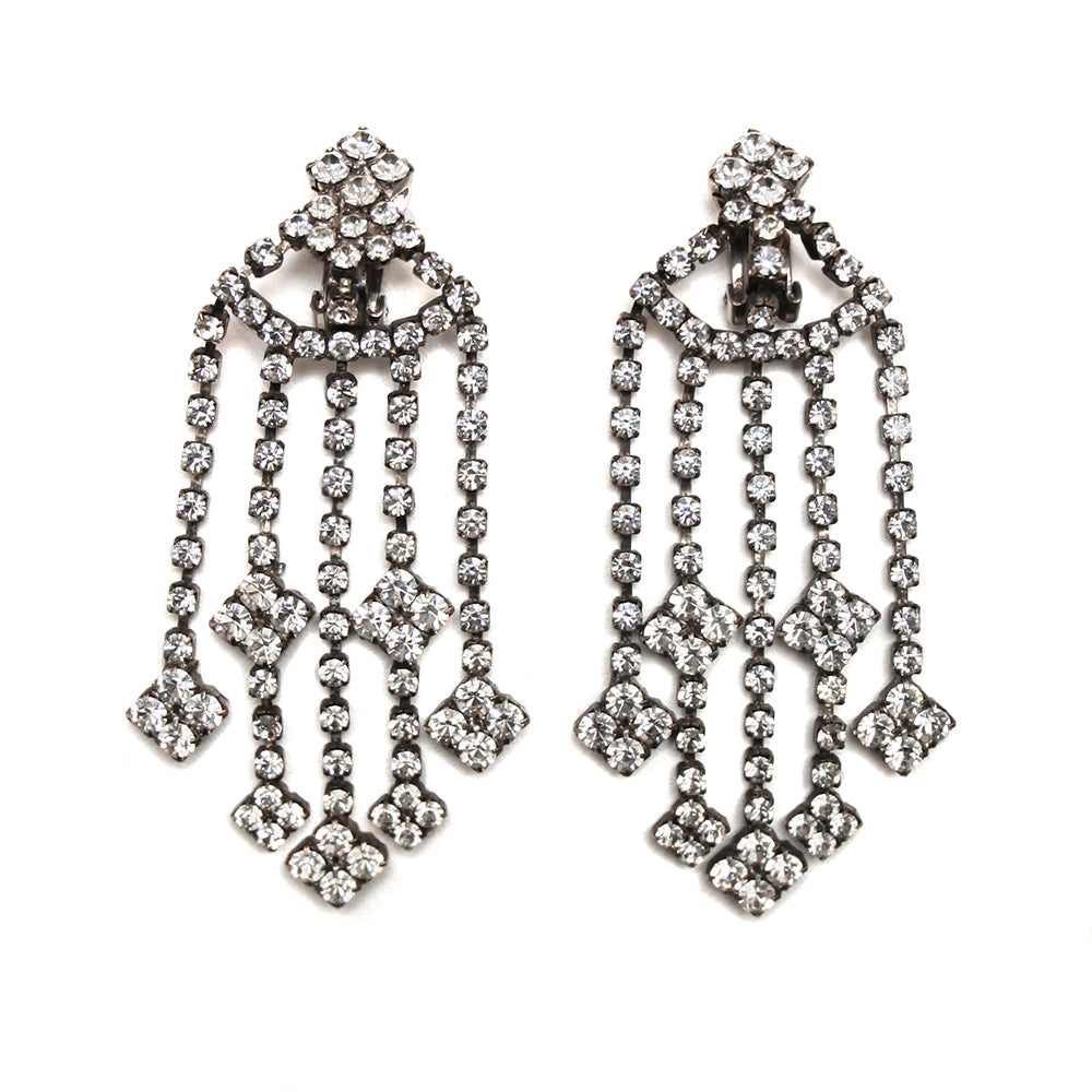 Chandelier Diamanté Earrings