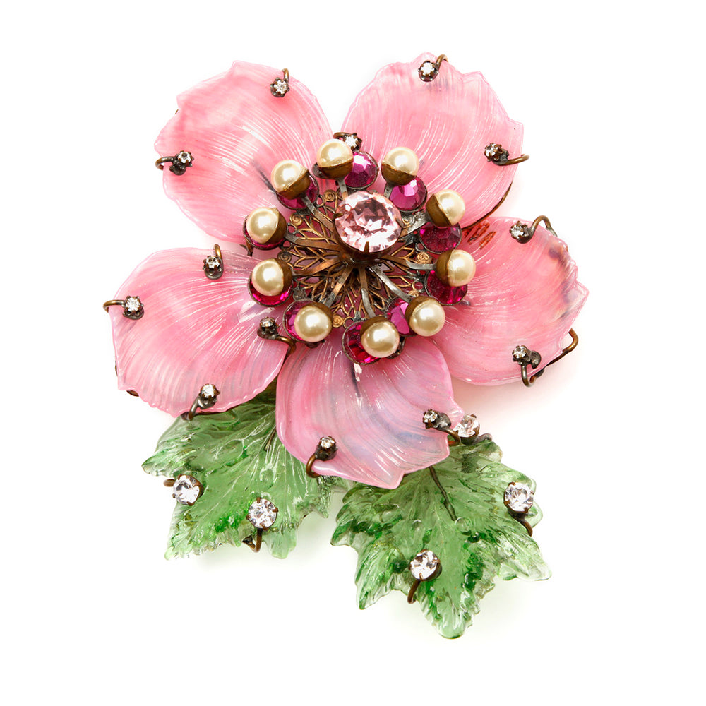 VRBA Pink Flower Pin