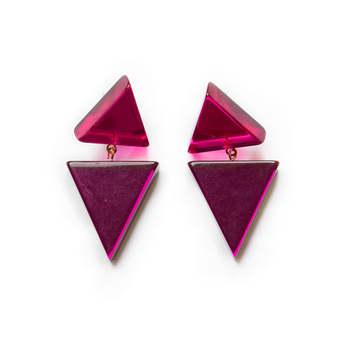 1960's Triangle Earrings