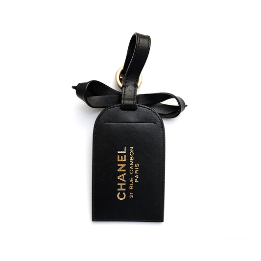 Chanel Leather Baggage Tag