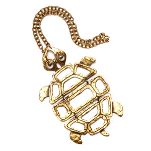 Louis Giusti Articulated Turtle Necklace