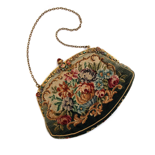 1920s Needlepoint Purse