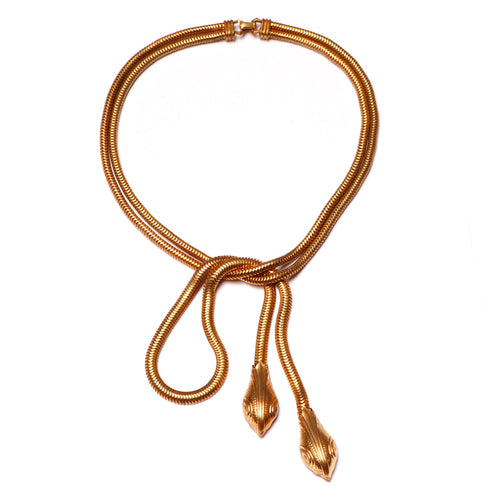 Art Deco Snake Necklace