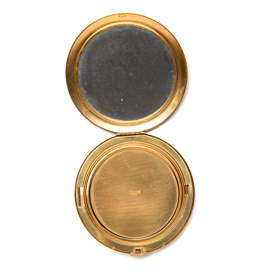 1950s Volupté Gold Jewel Encrusted Compact