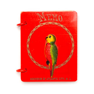 1930s Red Plastic Memo Notepad