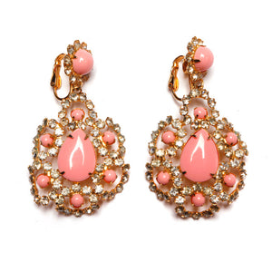 Pink K.J.L. Earrings