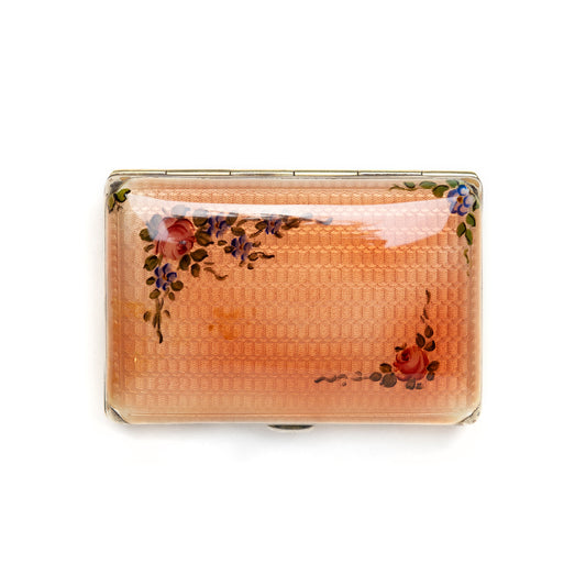 1930s Floral Guilloche Case