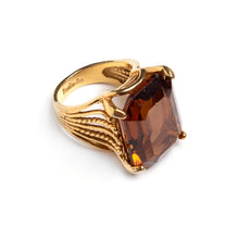 Load image into Gallery viewer, 1950s Direction One Faceted Rectangular Ring